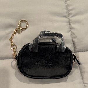 Black Leather Mini Bag